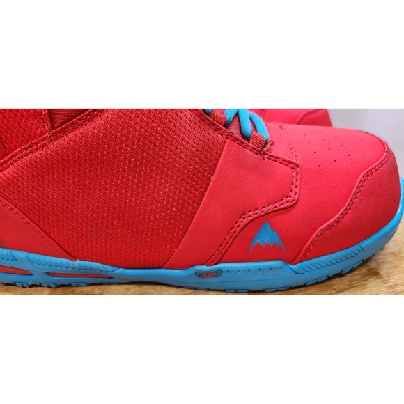 Burton Rampant Snowboard Boots Mens Red Blue Lace Up Freestyle Park Riding main image 6